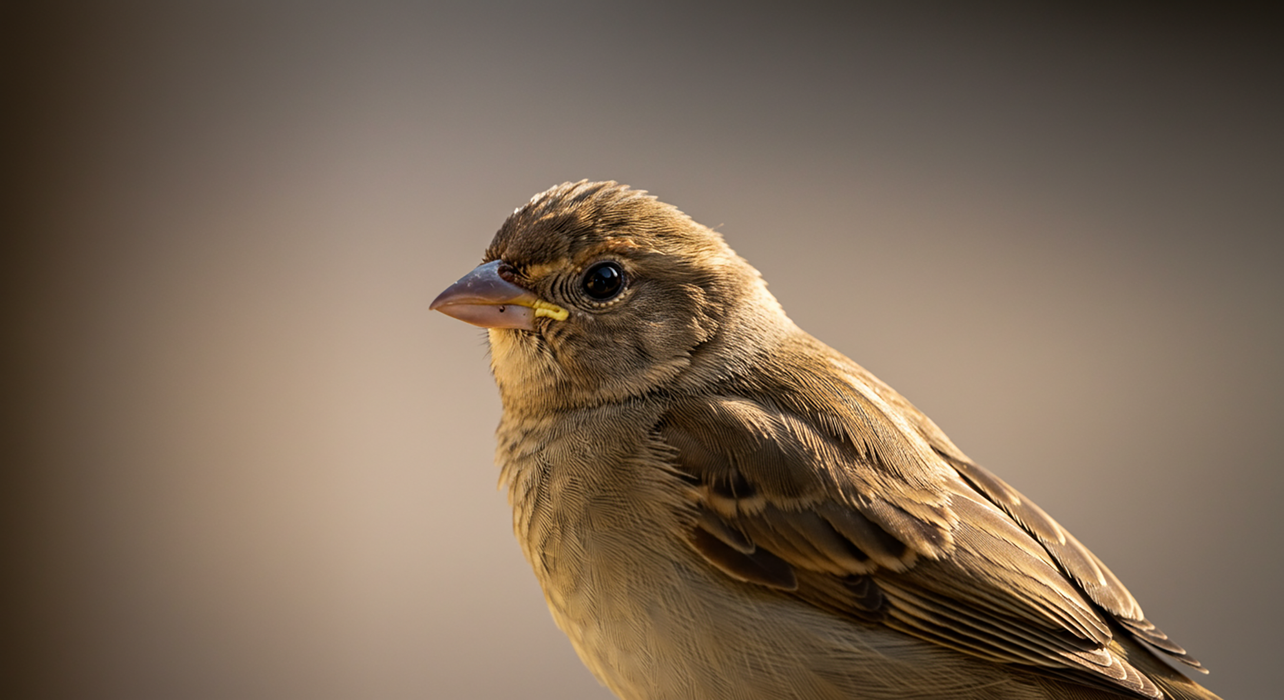 A bird with a yellow beak